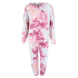 Conjunto de sudadera y pantalón Hacci Cloud color vino jaspeado