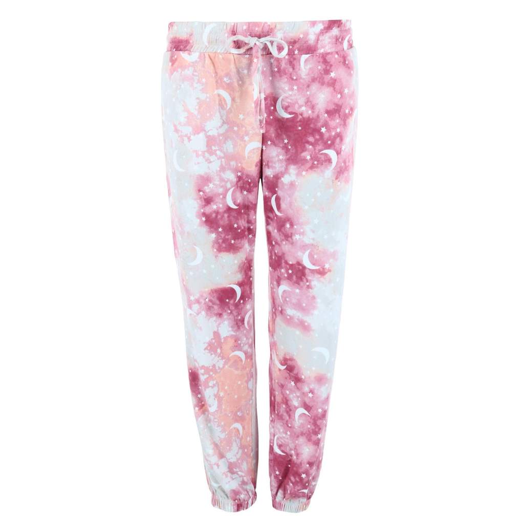 Conjunto de sudadera y pantalón Hacci Cloud color vino jaspeado