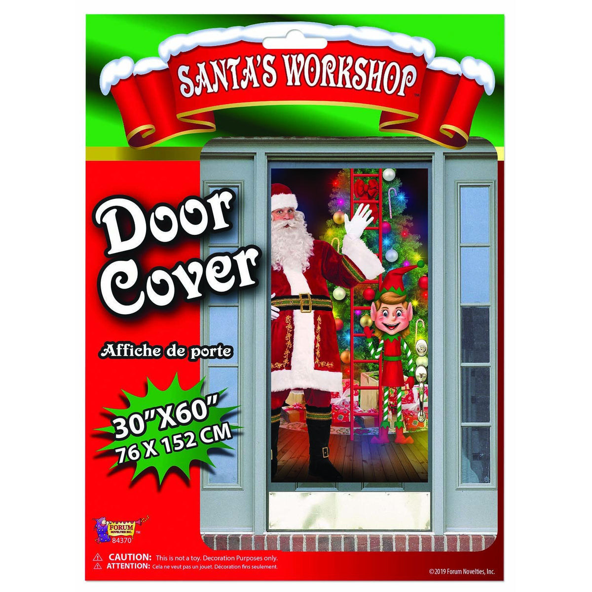 CUBIERTA DE PUERTA DE NAVIDAD