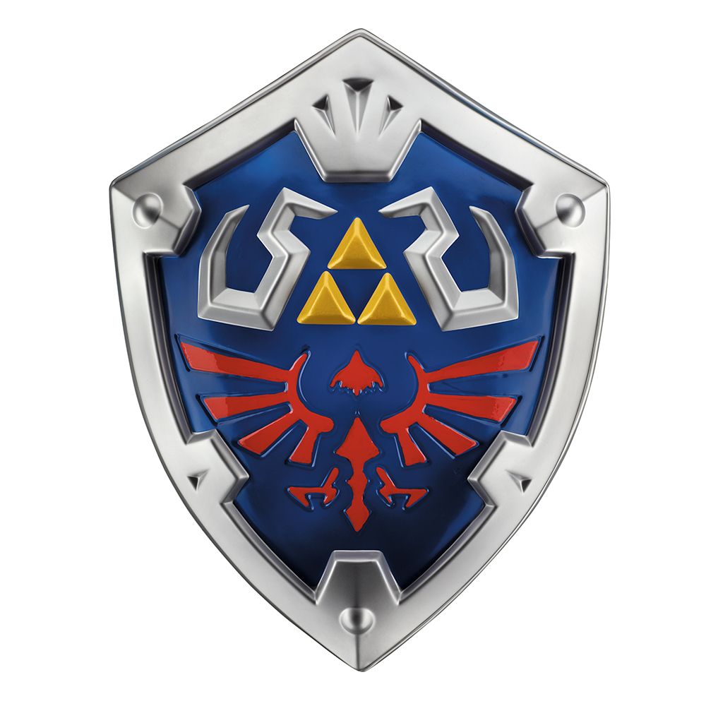 ESCUDO DE LINK (LEGENDS OF ZELDA) PLATA SUPERIOR