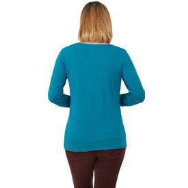 Blusa verde azulado - Ruby Rd.