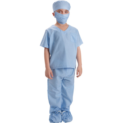 TRAJE DE NIÑO DE DOCTOR AZUL