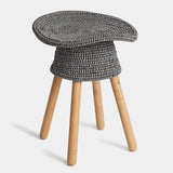 COILED STOOL GREY