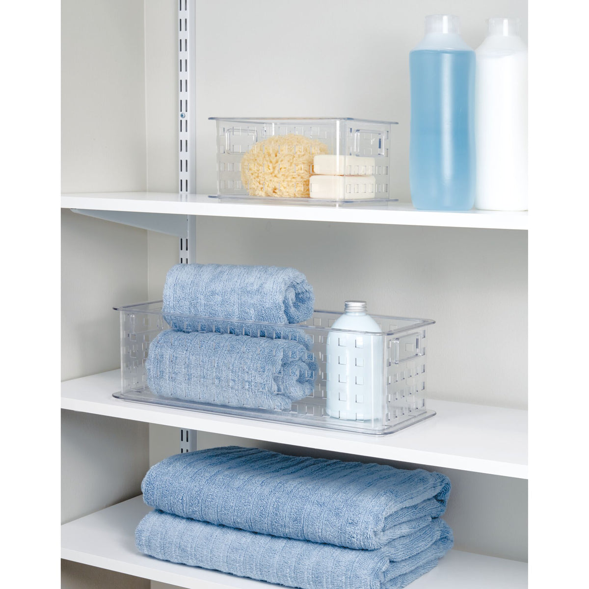 Spa Small Stacking Basket with Handles