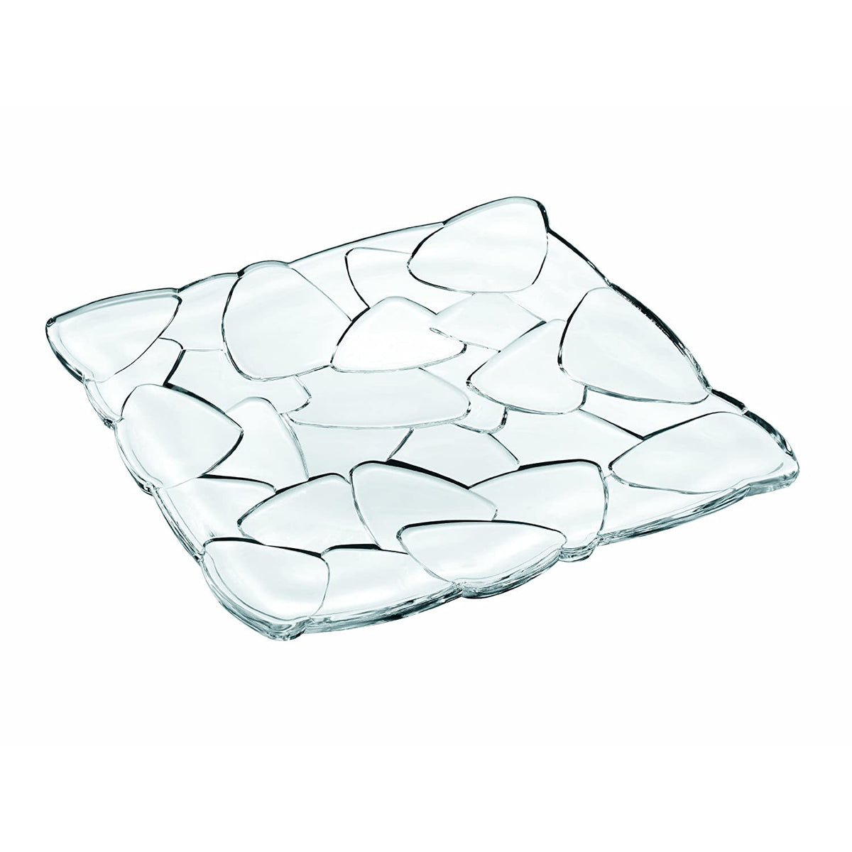 Petals Decorative Square Plate 11"
