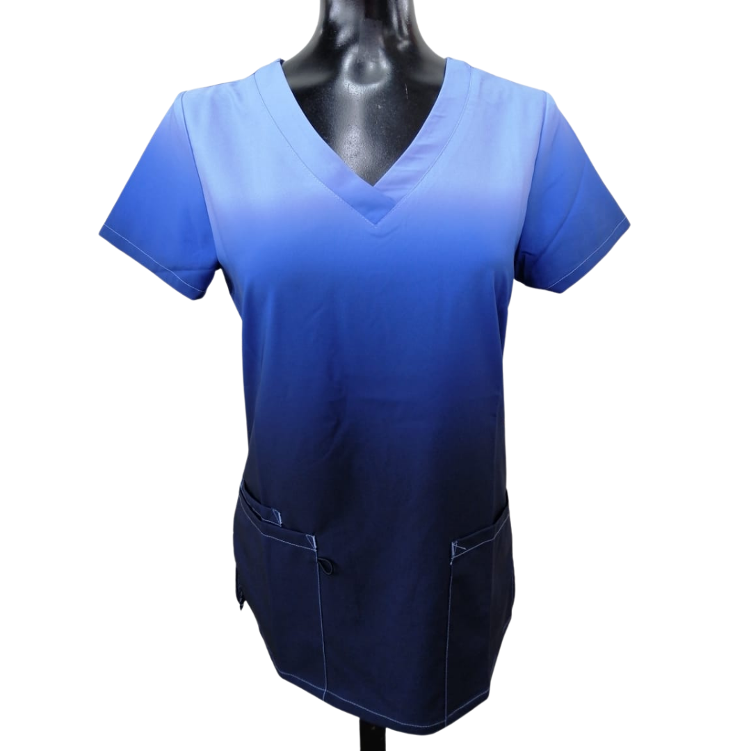 Camisa Estampada Ceil-Índigo