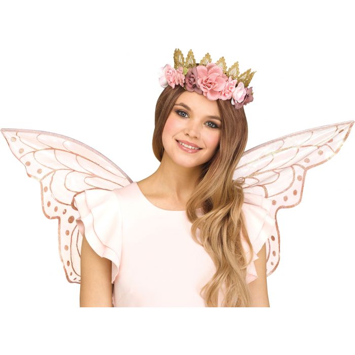 Corona Floral de Hada Fantasía