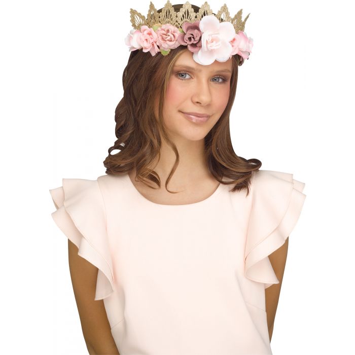 Corona Floral de Hada Fantasía