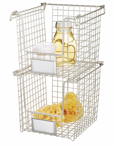 Cesta Apilable Satinada 8" x 10" x 7.75"