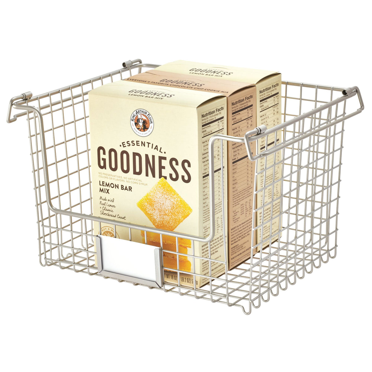 Cesta apilable de 30,5 x 25,4 x 20,3 cm