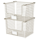 Cesta apilable de 30,5 x 25,4 x 20,3 cm