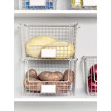 Cesta apilable de 30,5 x 25,4 x 20,3 cm