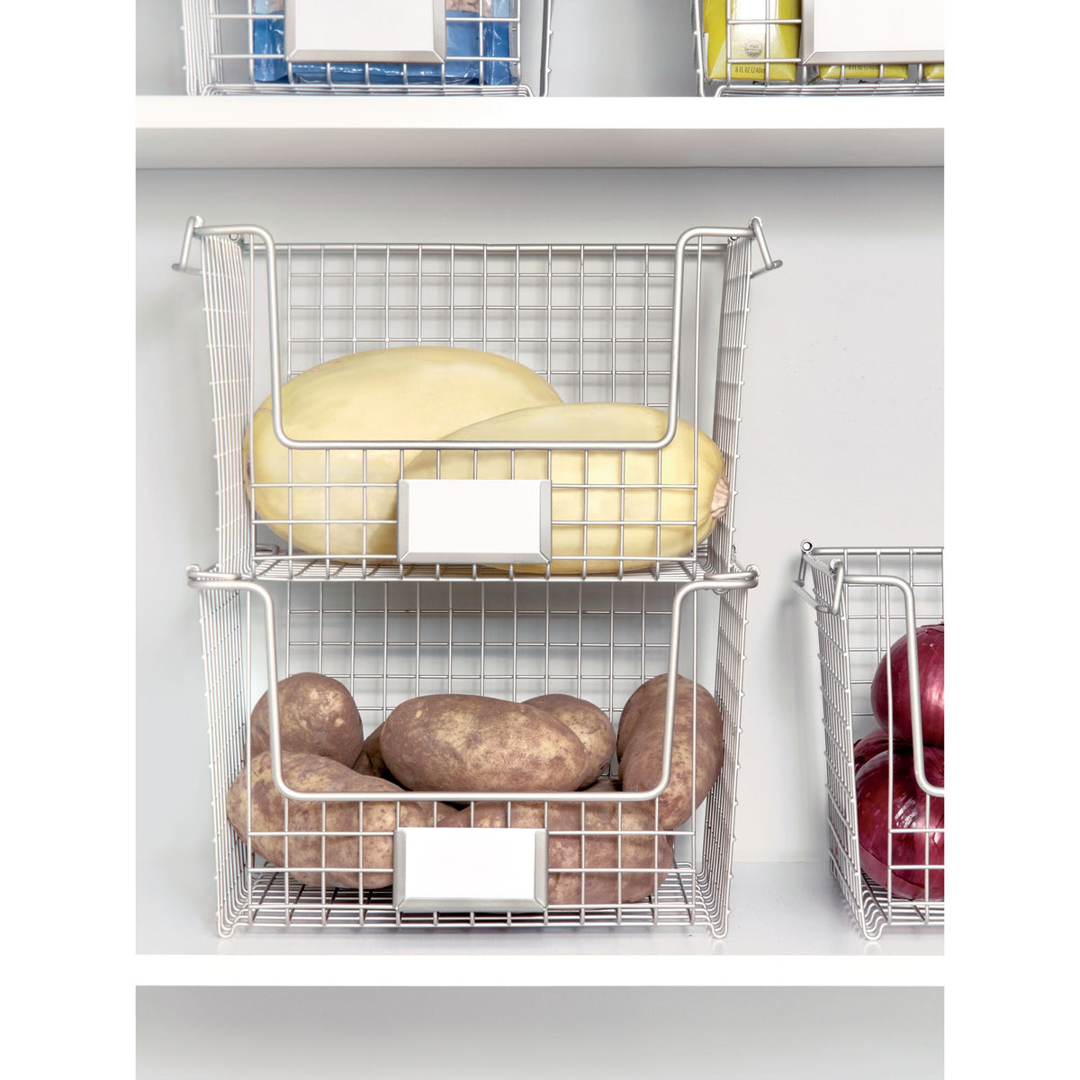 Cesta apilable de 30,5 x 25,4 x 20,3 cm