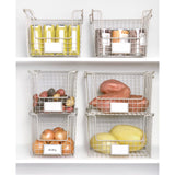 Cesta apilable de 30,5 x 25,4 x 20,3 cm