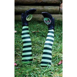 Estacas de patas de bruja para jardín en 3 colores