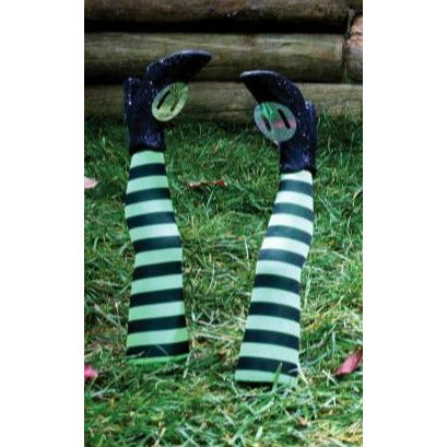 Estacas de patas de bruja para jardín en 3 colores