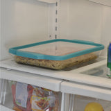 RECIPIENTE PARA HORNEAR DE 3 CUARTOS CON TAPA AJUSTADA TEAL