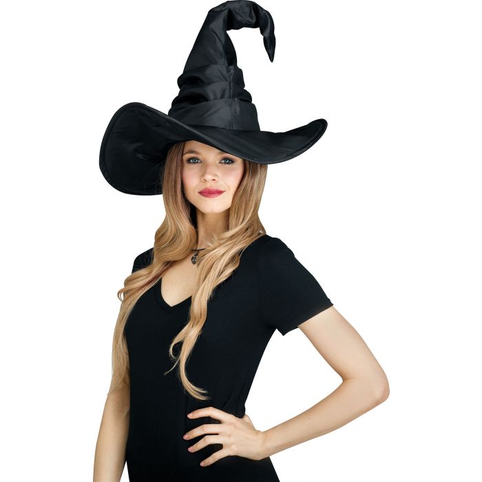 SOMBRERO DE BRUJA CURVADO Y ESPÍRITU EN 3 ESTILOS