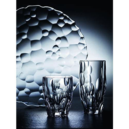 Set of 2 Clear Salad Plates 9"