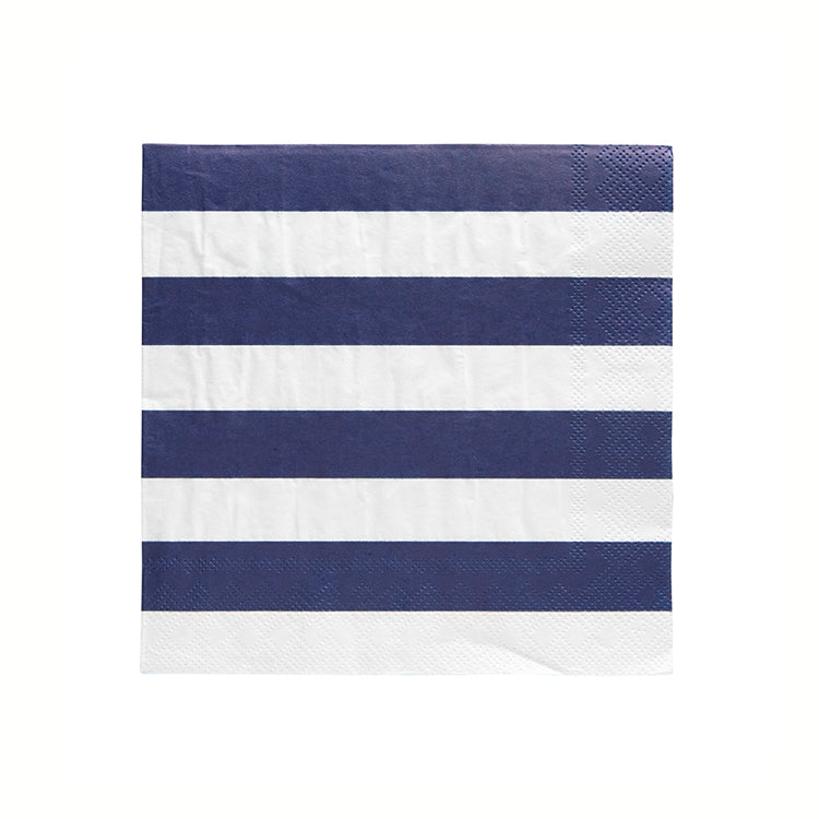 SERVILLETAS PARA ALMUERZO AZUL MARINO 6.5"
