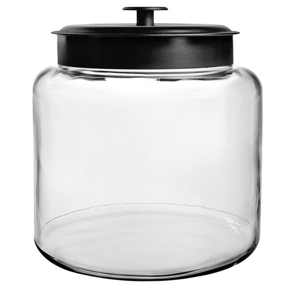 TARRO MINI MONTANA DE 49 OZ CON TAPA NEGRA