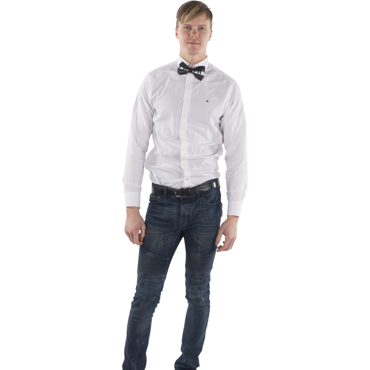 CORBATA DE MOÑO DE PIANO