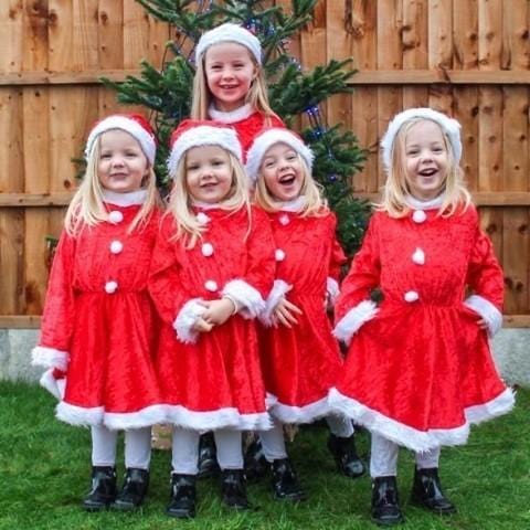 Disfraz de Mini Miss Santa