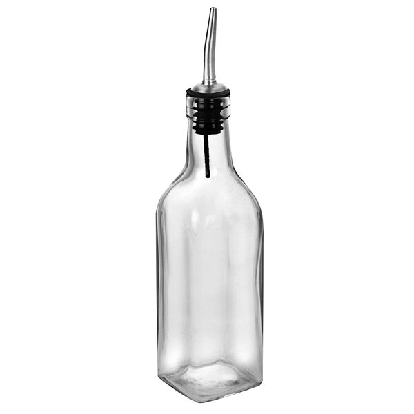 10 EN BOTELLA ACEITE Y VINAGRE C/BOCA VERTER AC. INOX.
