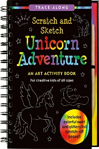 Aventura de unicornio Rasca y dibuja