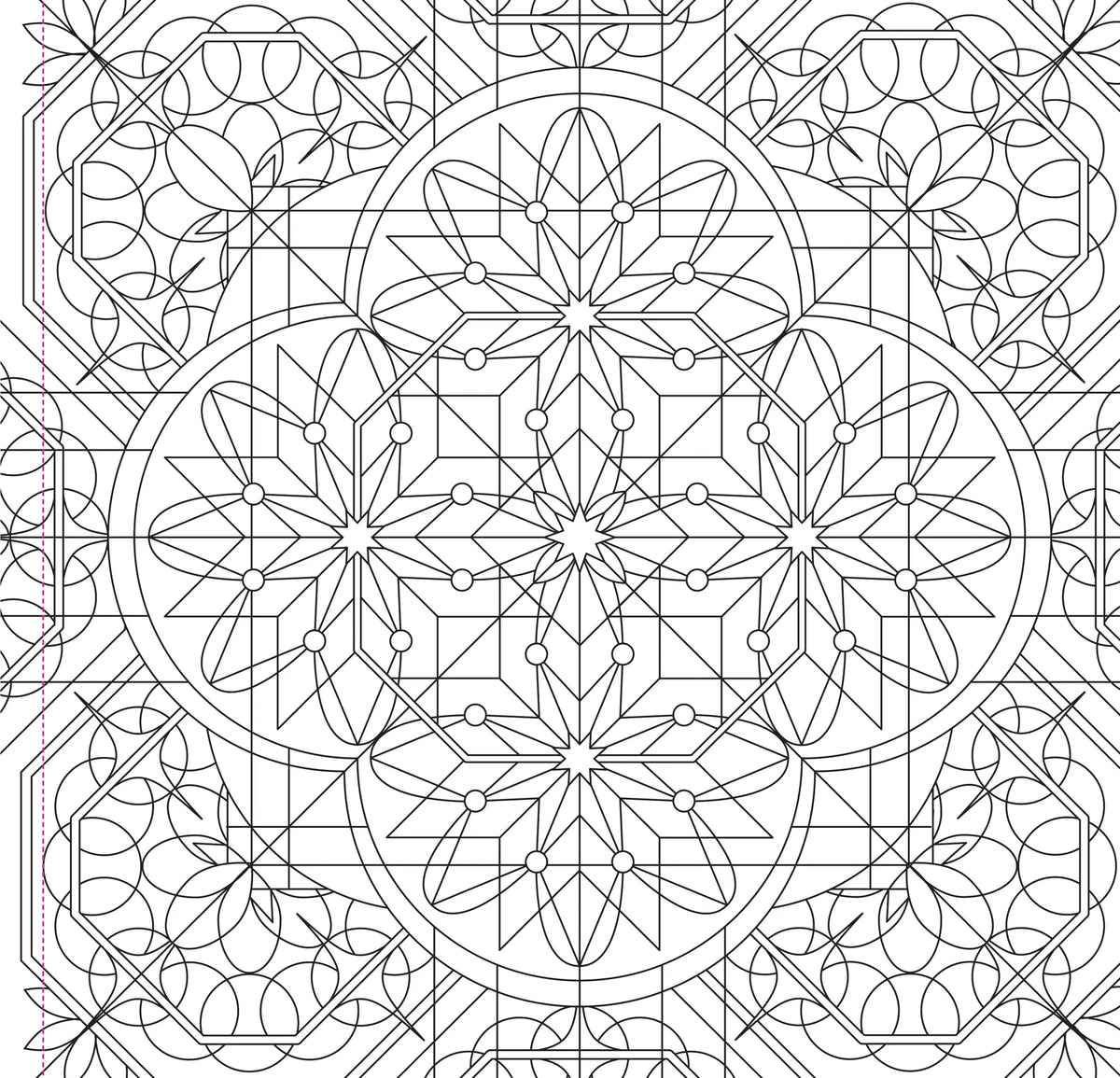 Libro para colorear de artista: Diseños caleidoscópicos