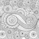 Libro para colorear de artista: Cachemires pacíficos