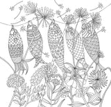 Libro de colorear de un artista para jardines zen