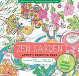 Libro de colorear de un artista para jardines zen