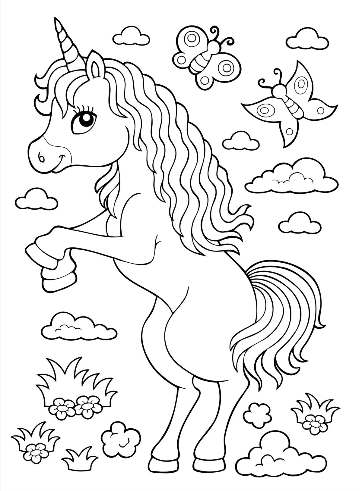 ¡Libro de colorear de unicornios!