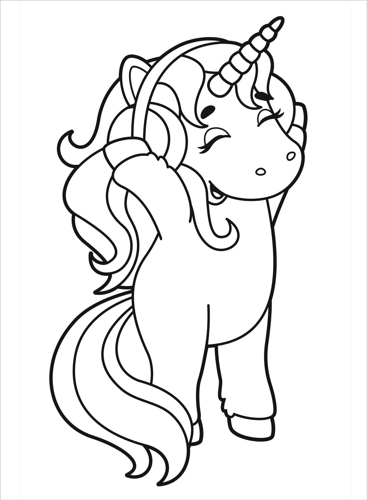 ¡Libro de colorear de unicornios!