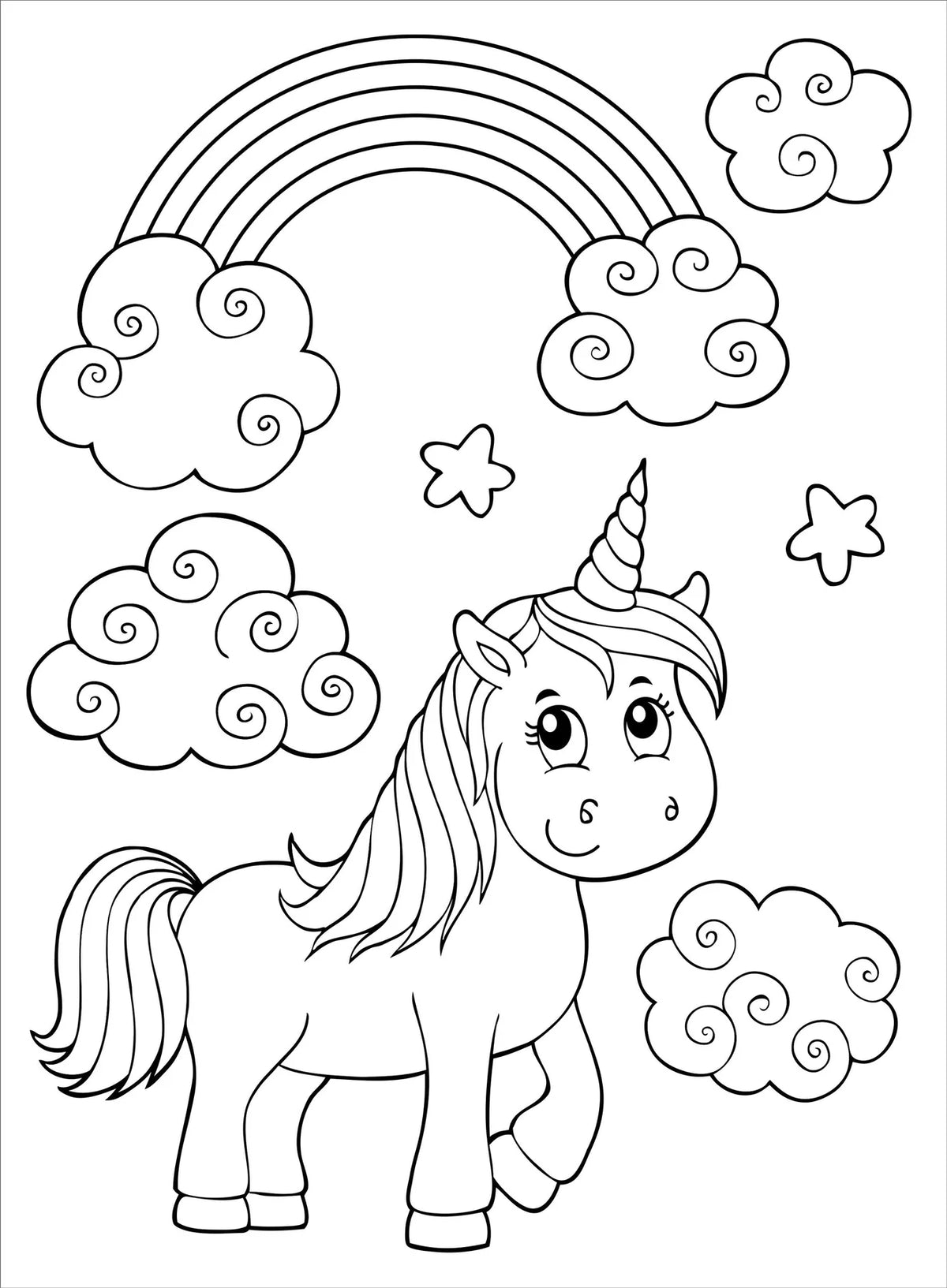 ¡Libro de colorear de unicornios!