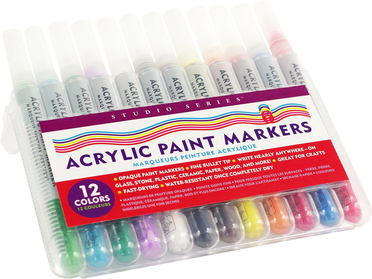 Marcadores de pintura acrílica Studio Series (juego de 12)
