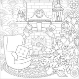 Libro para colorear: Hogar para Navidad