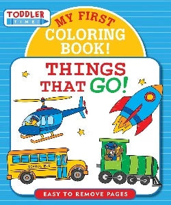 ¡Mi primer libro para colorear! ¡Cosas que andan!