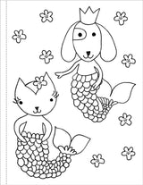 ¡Libro para colorear de sirenas!