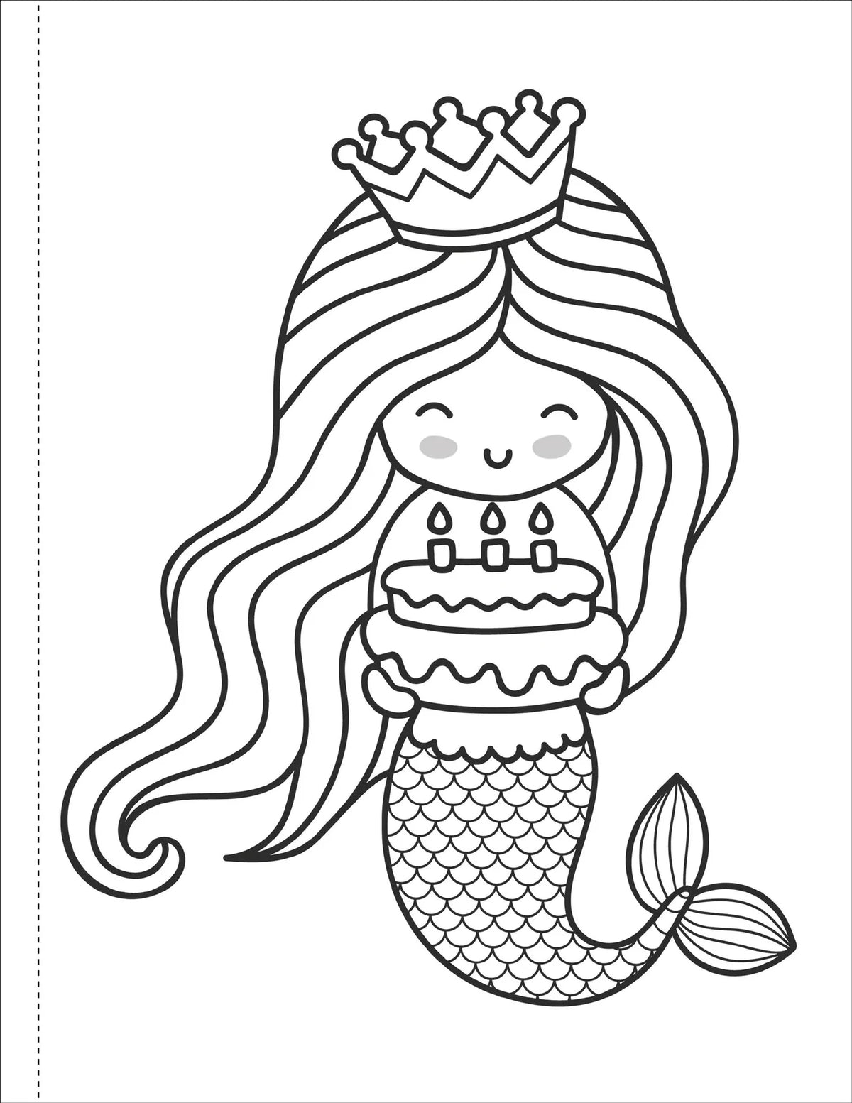 ¡Libro para colorear de sirenas!
