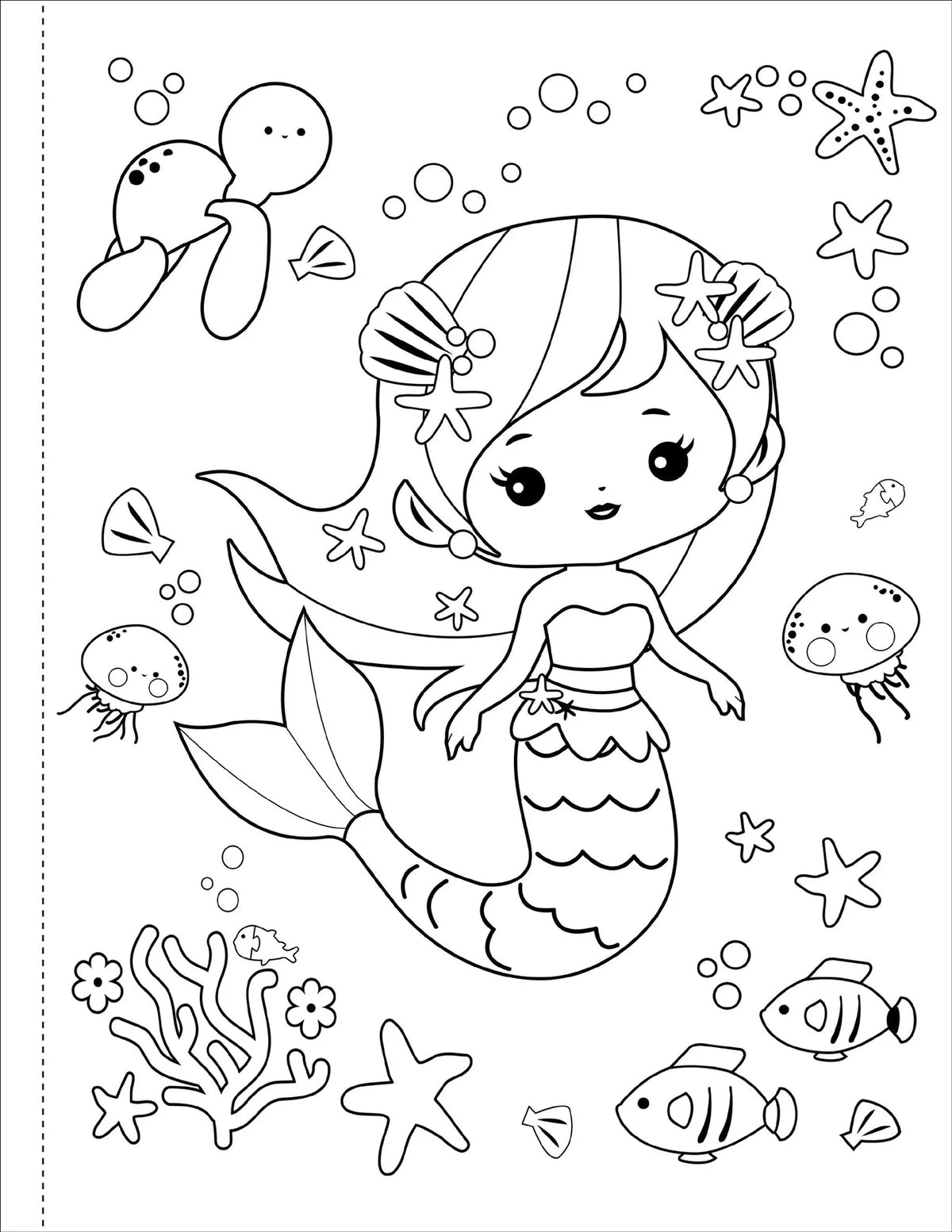 ¡Libro para colorear de sirenas!