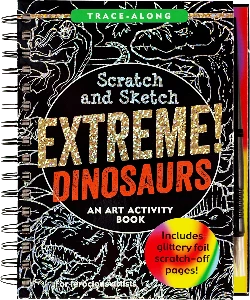 ¡Extremo! Dinosaurios: Dibuja y rasca