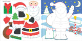 Mi primer libro de colorear con pegatinas: Navidad