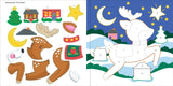 Mi primer libro de colorear con pegatinas: Navidad