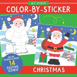 Mi primer libro de colorear con pegatinas: Navidad