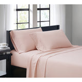 London Loft Leather Path 4PC Sheet Blush