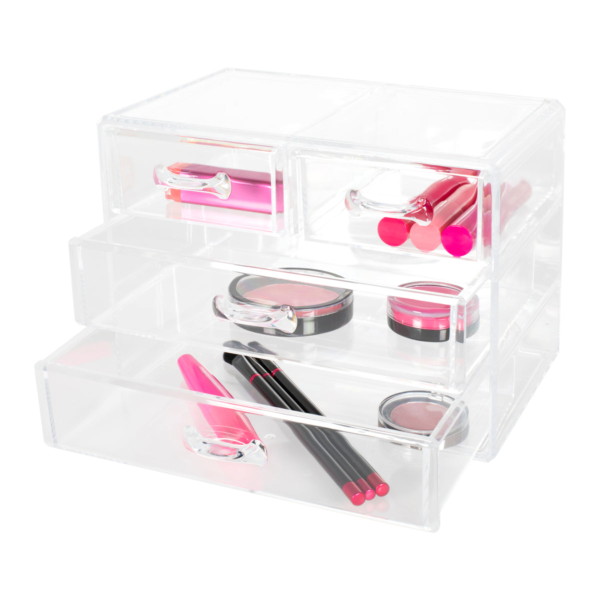 Organizador apilable de 4 cajones