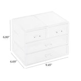 Organizador apilable de 4 cajones