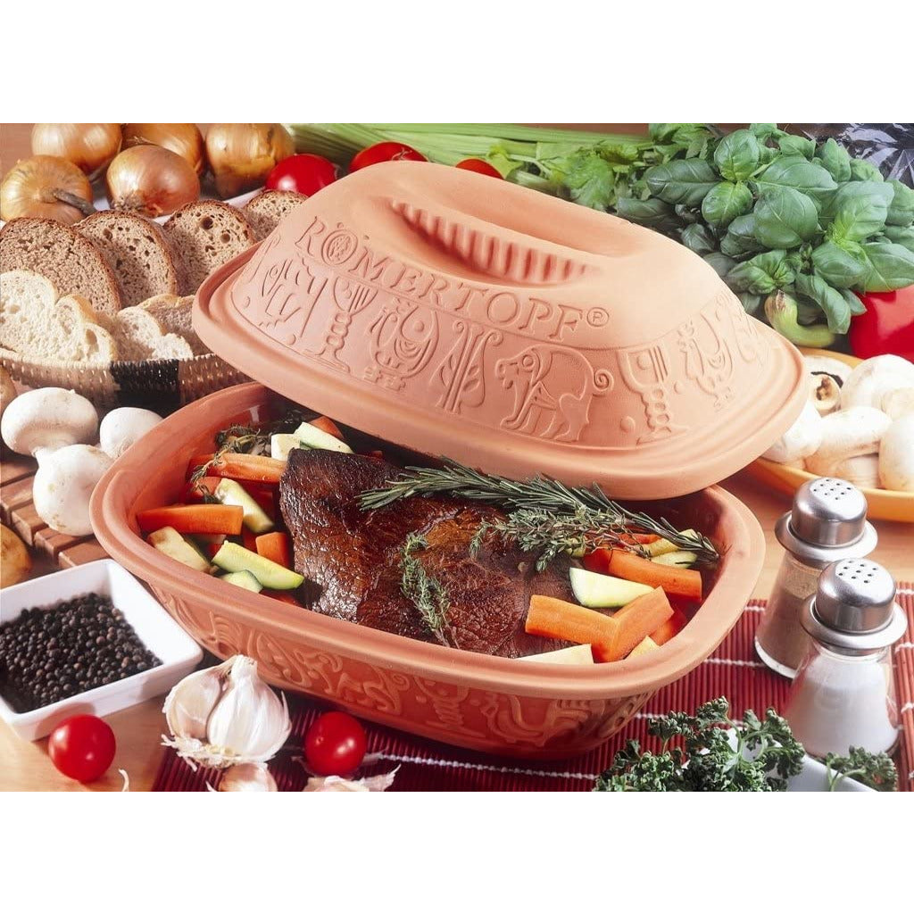 Olla de barro esmaltada